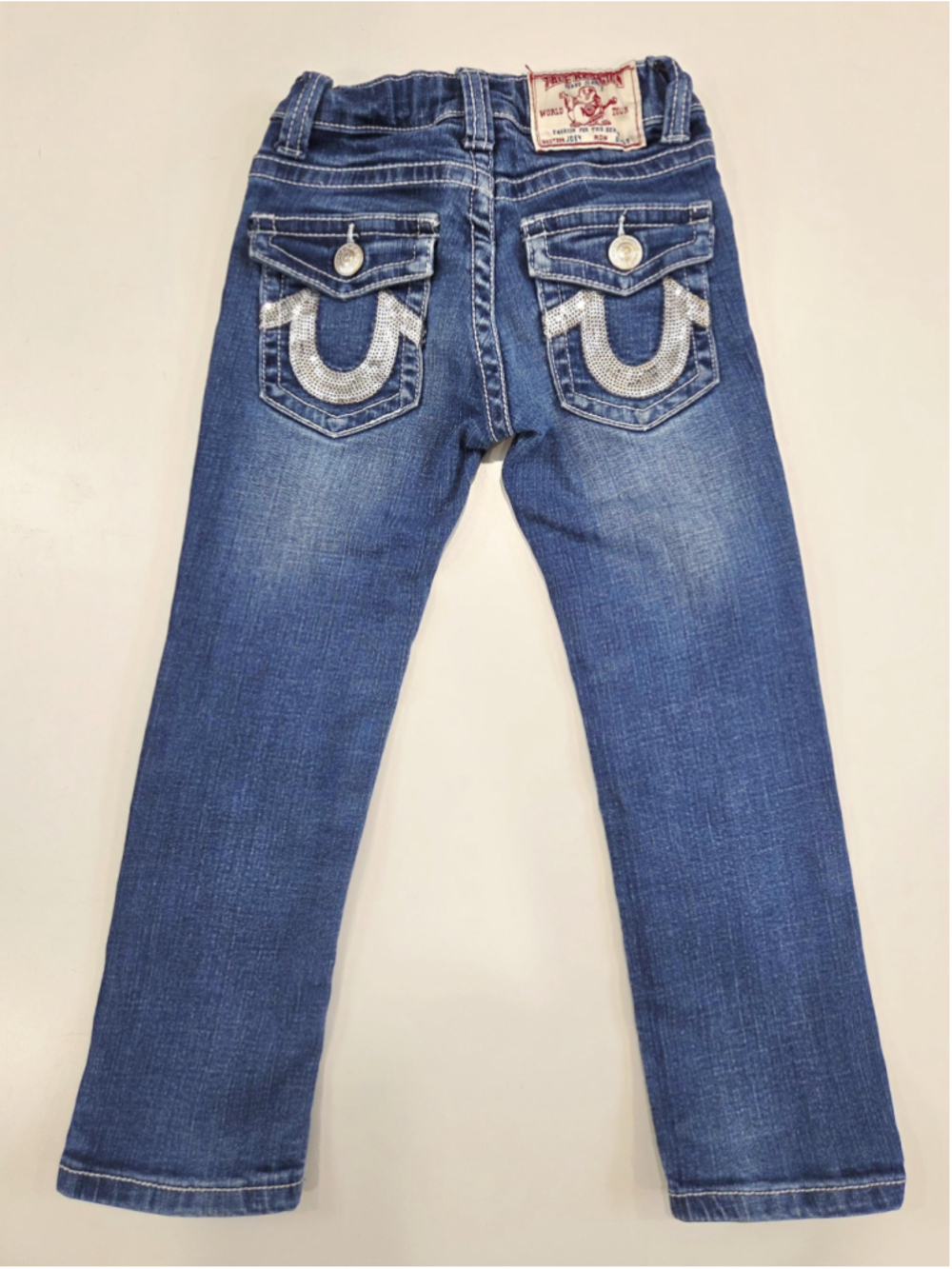 Vintage Y2K True Religion Joey Girls Jeans, 100% Cotton Made in USA | Size 6